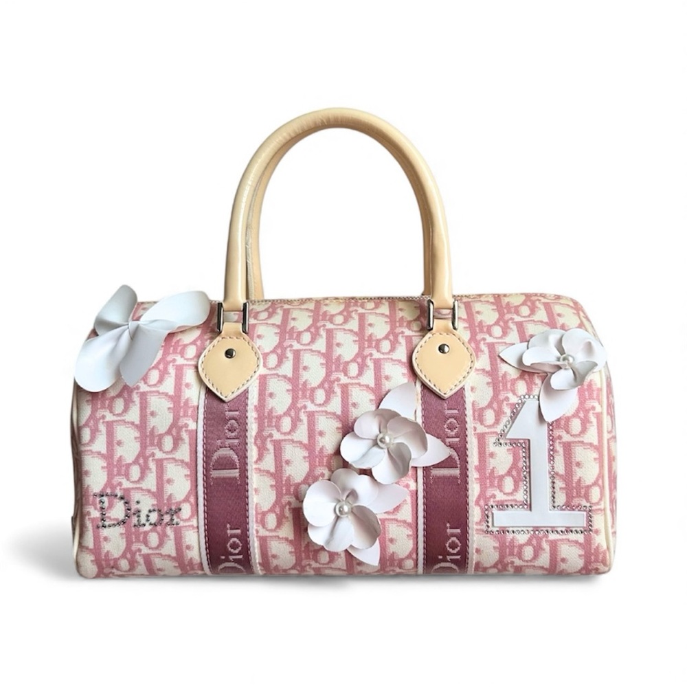 Christian Dior girly Boston bag